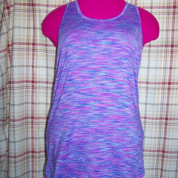 tek gear Tops - Tek Gear Purple/Blue Workout Top Sz M
